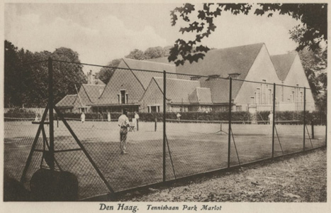 Tennisbaan Park Marlot in Den Haag